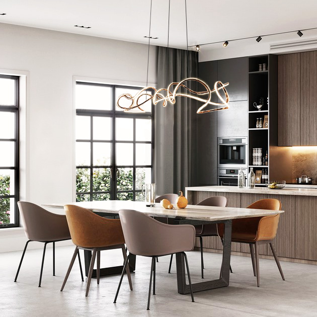 Nylas 不鏽鋼吊燈 3