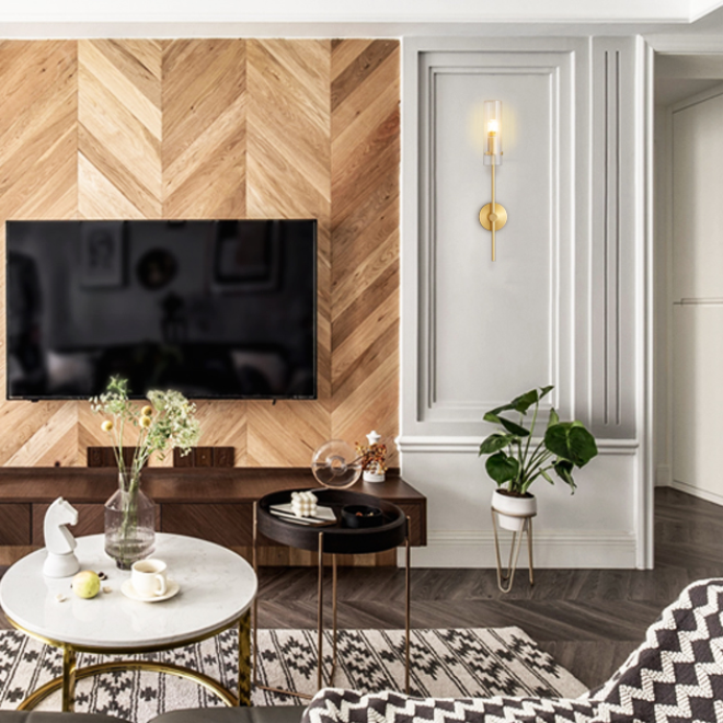 Saule 玻璃銅壁燈